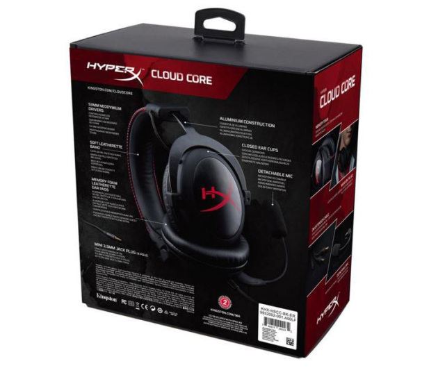 Sluchawki Kingston HyperX Cloud KHX-HSCC-BK-ER Core - 292379 - zdjęcie 6